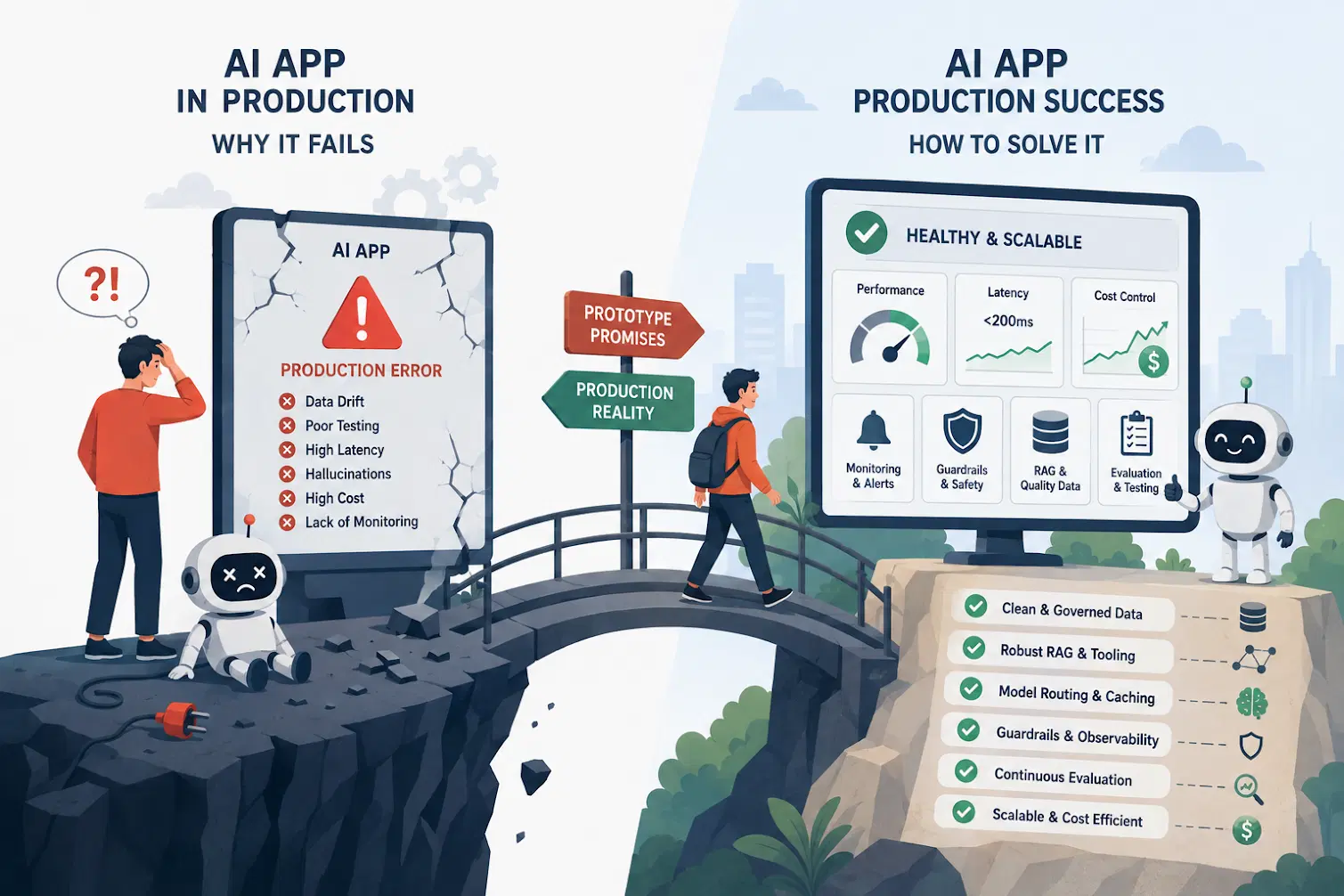 Why do AI apps fail in production? (And how to solve it)