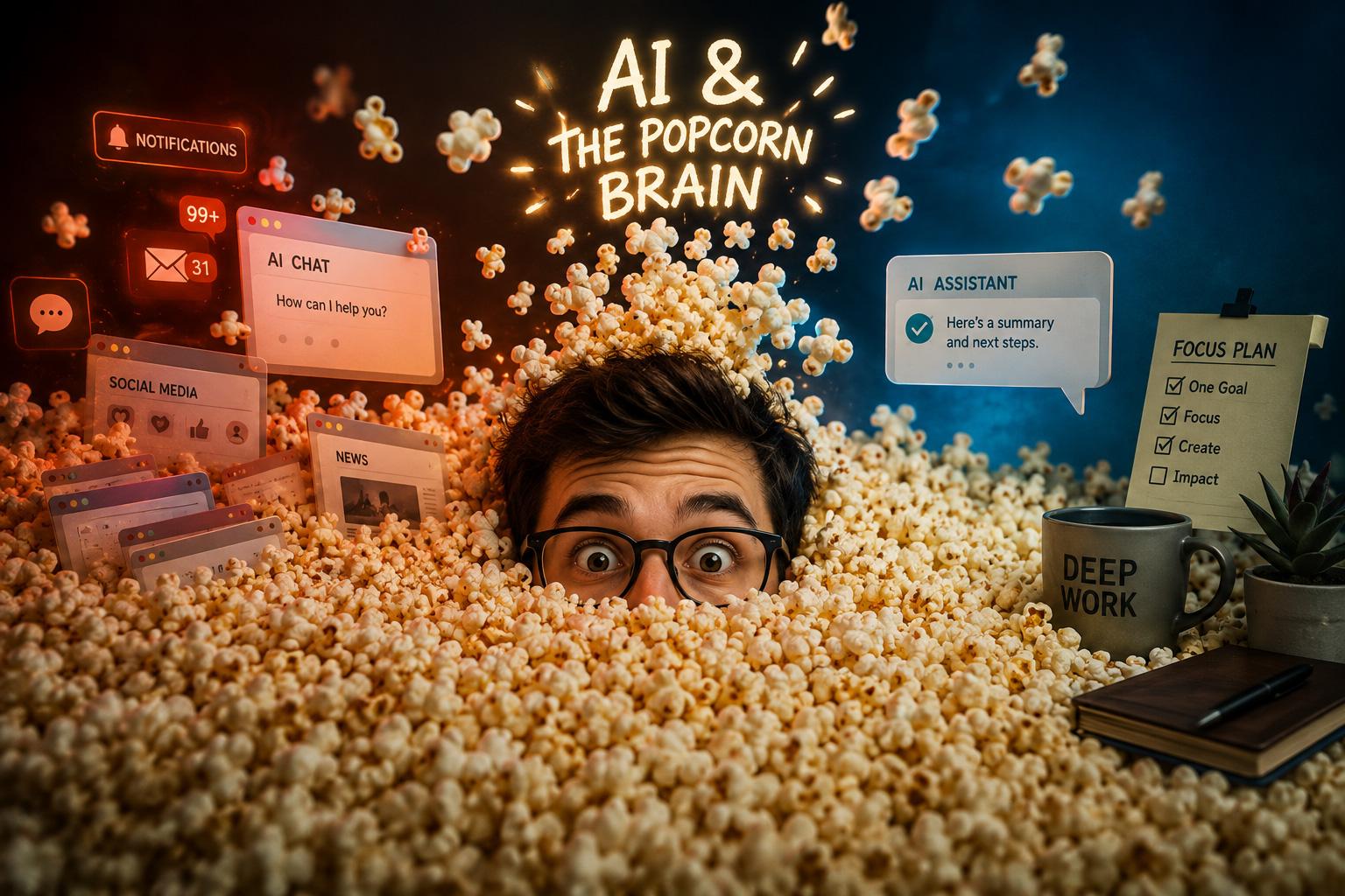 Is AI Making Our Popcorn Brain Worse or Can It Fix It?